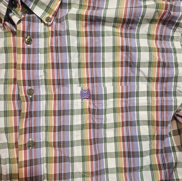 Cinch Purple Plaid Button Up Rodeo Cowboy  Western Shirt Men's Size XXL - Picture 2 of 8